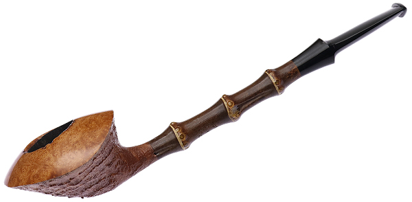 Adam Davidson Partially Sandblasted Amoeba with Bamboo