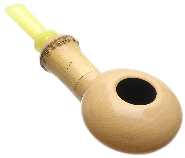 Adam Davidson Smooth Japanese Boxwood Tomato with Bamboo
