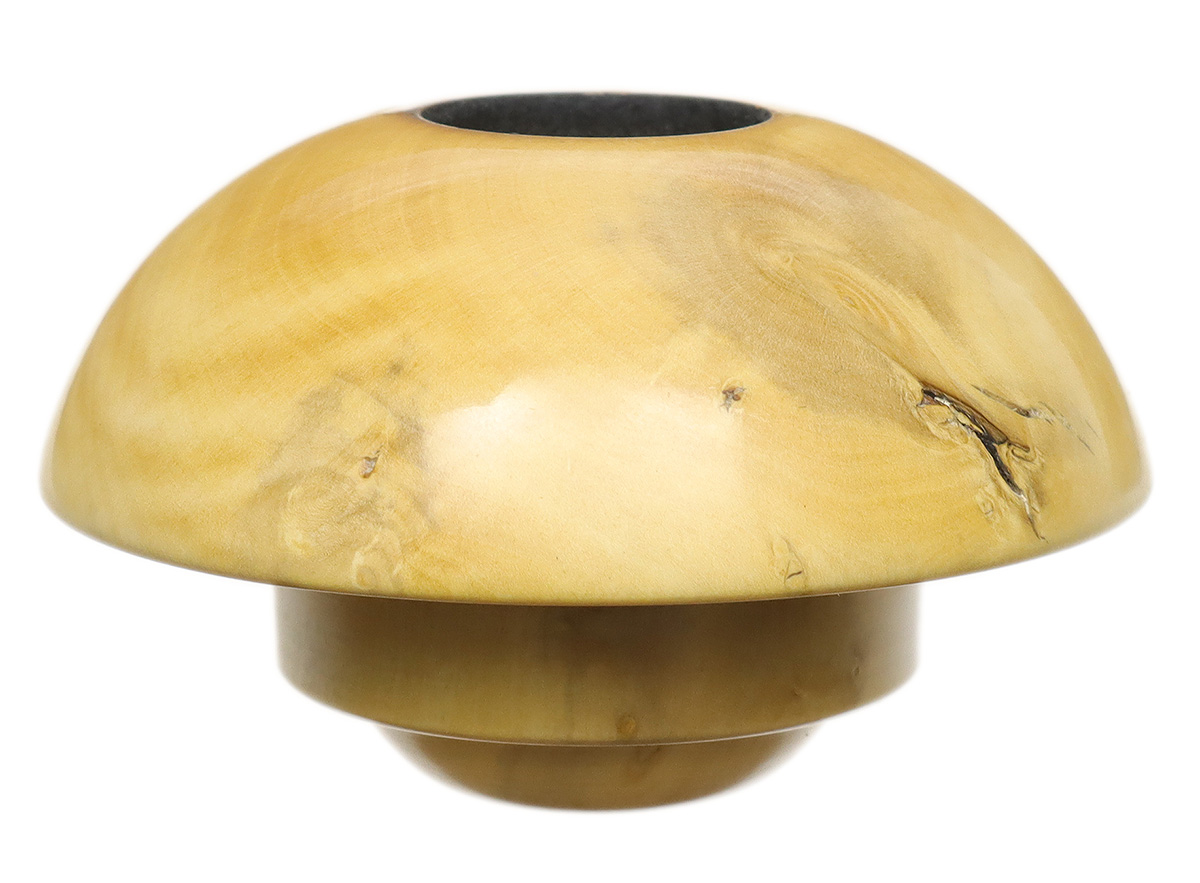 Adam Davidson Leather Calabash with Boxwood and Gold