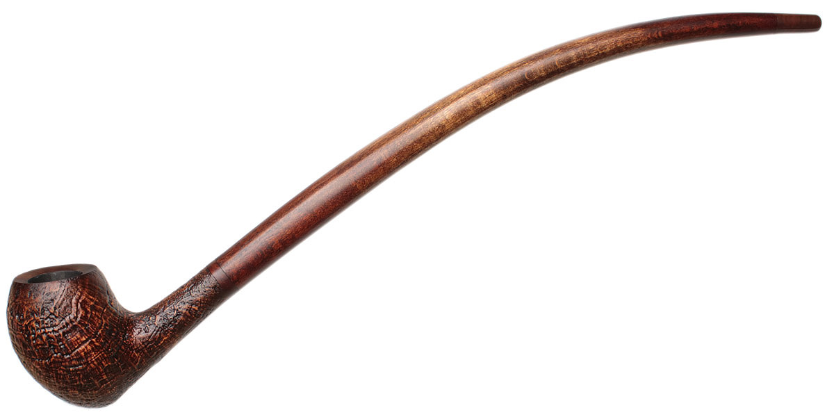 Vauen: Auenland Eron Sandblasted Churchwarden (9mm) Tobacco