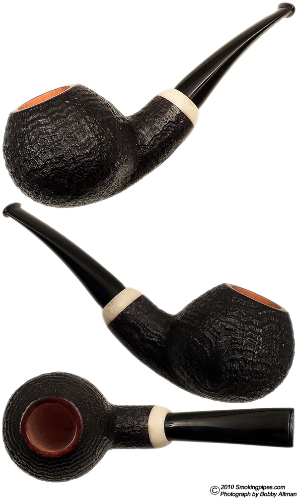 PS Studio Sandblasted Bent Apple with Faux Ivory