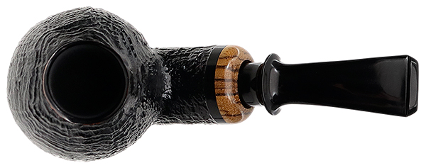 PS Studio Sandblasted Bent Brandy with Zebrawood