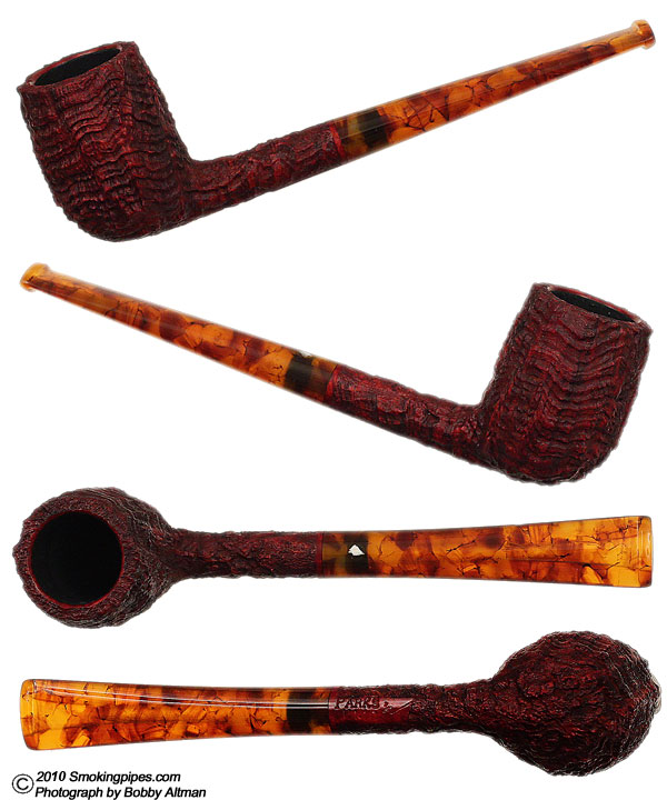 Michael Parks: Sandblasted Billiard (III) Tobacco Pipe