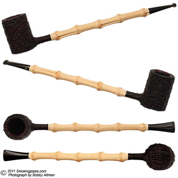 Michael Parks Sandblasted Poker with Bamboo (V)