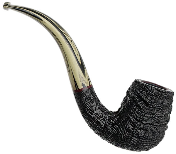 Michael Parks Sandblasted Bent Billiard (IV.17)
