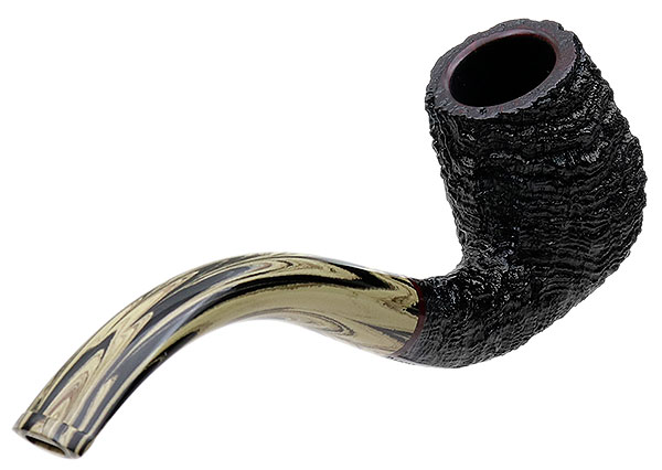 Michael Parks Sandblasted Bent Billiard (IV.17)