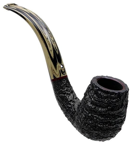 Michael Parks Sandblasted Bent Billiard (IV.17)
