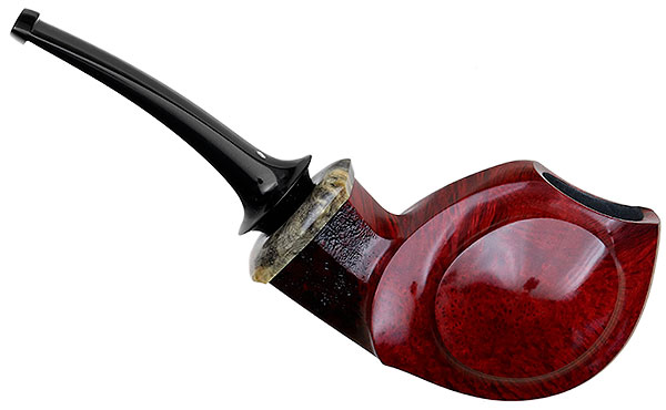 Michael Parks Smooth Blowfish with Buckeye Burl (VI.17)