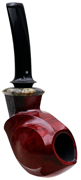 Michael Parks Smooth Blowfish with Buckeye Burl (VI.17)