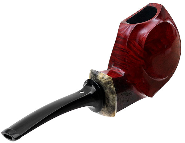 Michael Parks Smooth Blowfish with Buckeye Burl (VI.17)