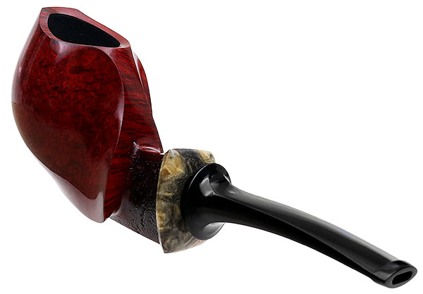 Michael Parks Smooth Blowfish with Buckeye Burl (VI.17)