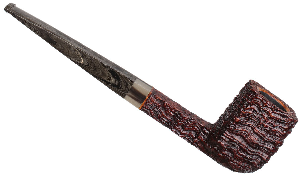 Michael Parks Sandblasted Paneled Billiard with Horn (IV.HO.20)