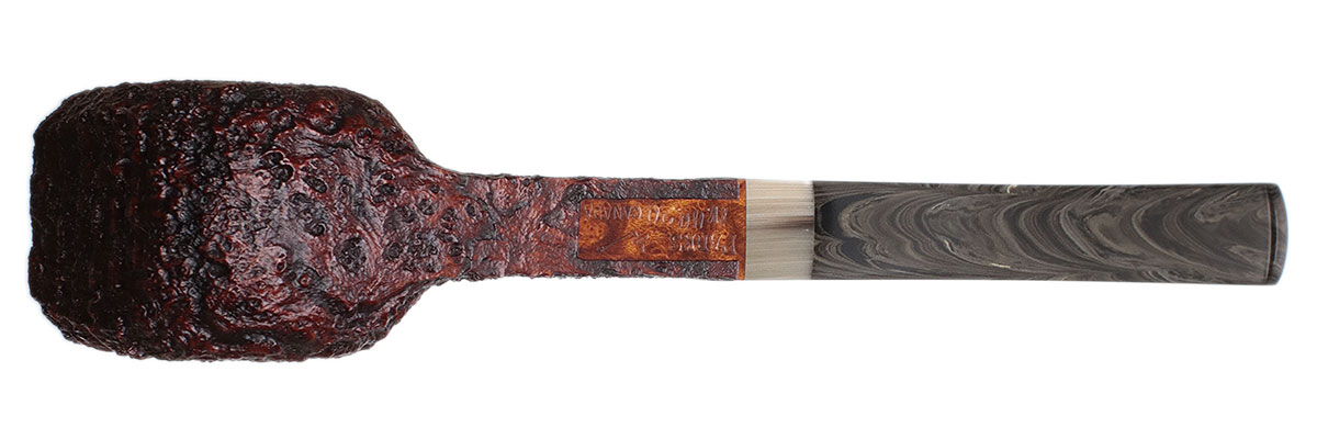Michael Parks Sandblasted Paneled Billiard with Horn (IV.HO.20)