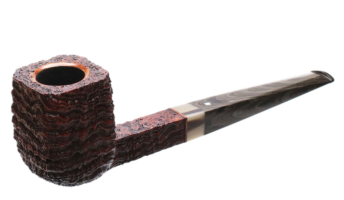Michael Parks Sandblasted Paneled Billiard with Horn (IV.HO.20)