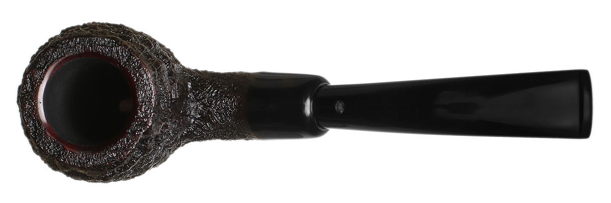 Michael Parks Sandblasted Bent Billiard with Buffalo Horn (VI.HO.21)