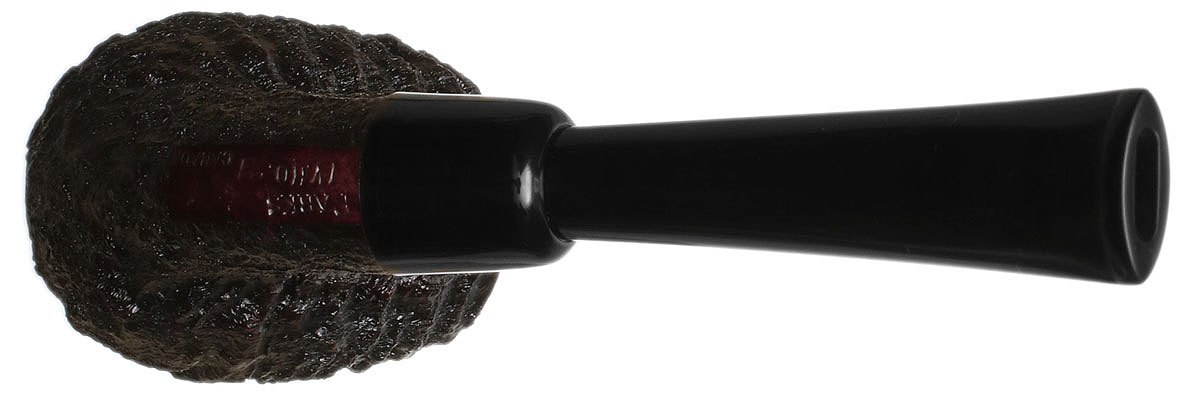 Michael Parks Sandblasted Bent Billiard with Buffalo Horn (VI.HO.21)