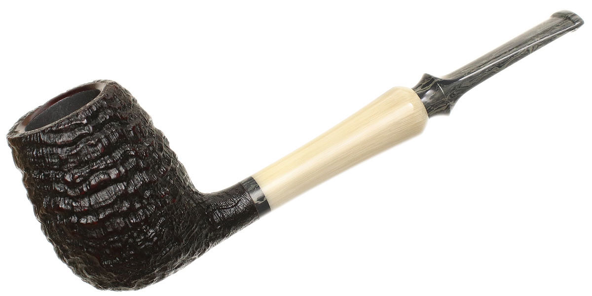 Michael Parks Sandblasted Billiard with Horn (2 Leaf)
