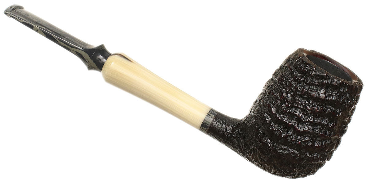 Michael Parks Sandblasted Billiard with Horn (2 Leaf)