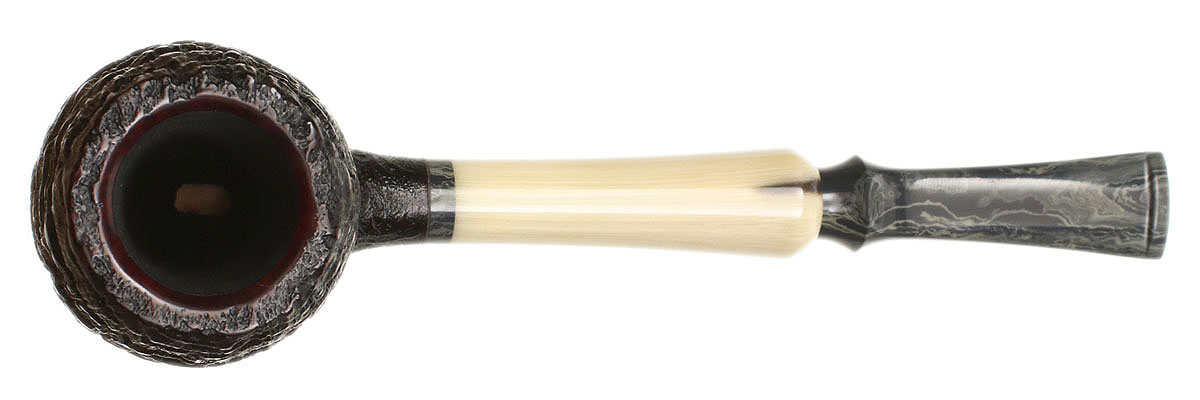 Michael Parks Sandblasted Billiard with Horn (2 Leaf)