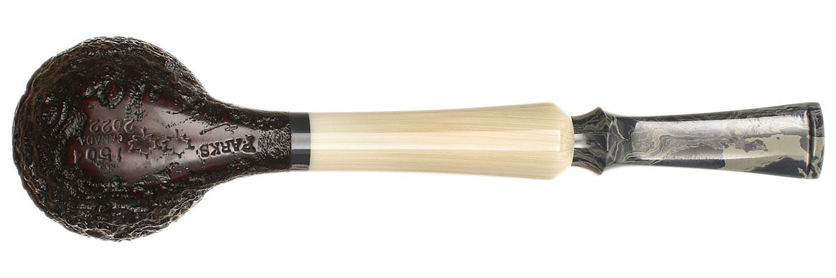 Michael Parks Sandblasted Billiard with Horn (2 Leaf)