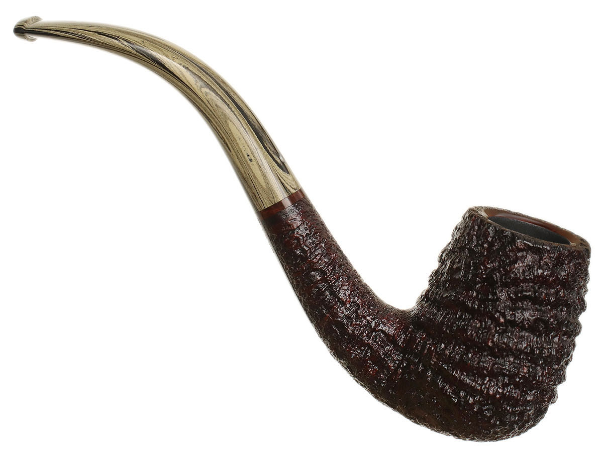 Michael Parks Sandblasted Bent Billiard (One Leaf)