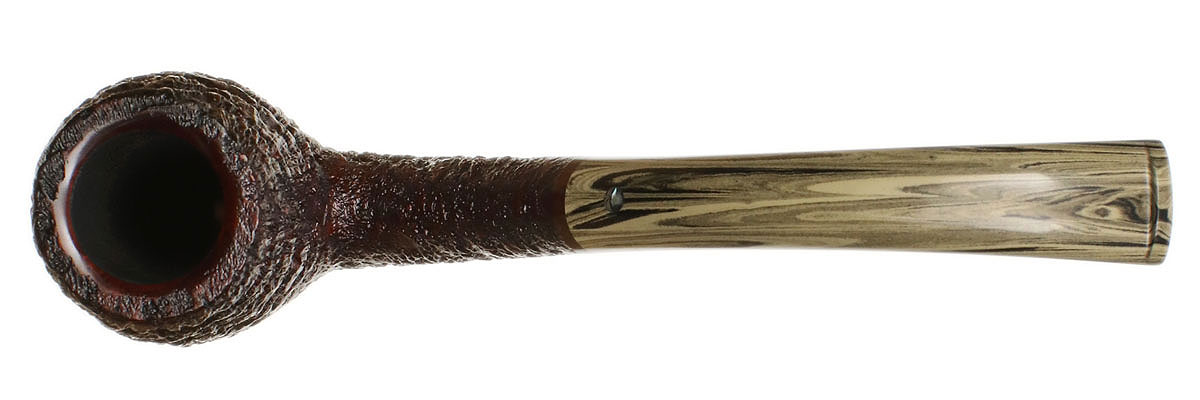 Michael Parks Sandblasted Bent Billiard (One Leaf)