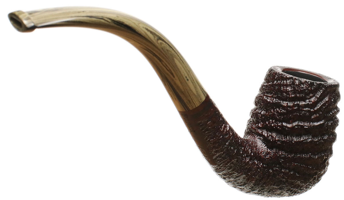 Michael Parks Sandblasted Bent Billiard (One Leaf)
