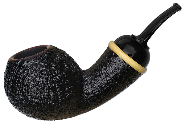 Ernie Markle Sandblasted Bent Apple with Boxwood