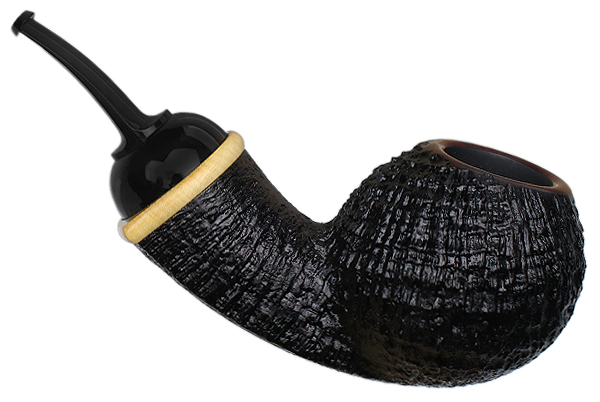 Ernie Markle Sandblasted Bent Apple with Boxwood