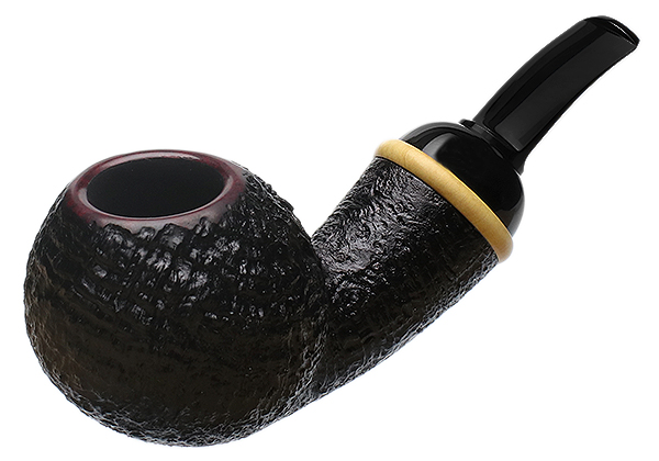 Ernie Markle Sandblasted Bent Apple with Boxwood