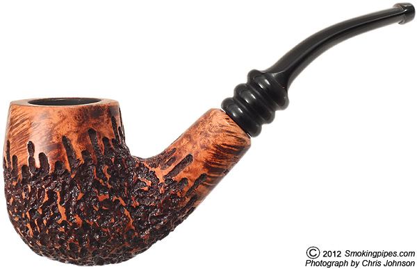 Nording Viking Partially Rusticated Bent Billiard