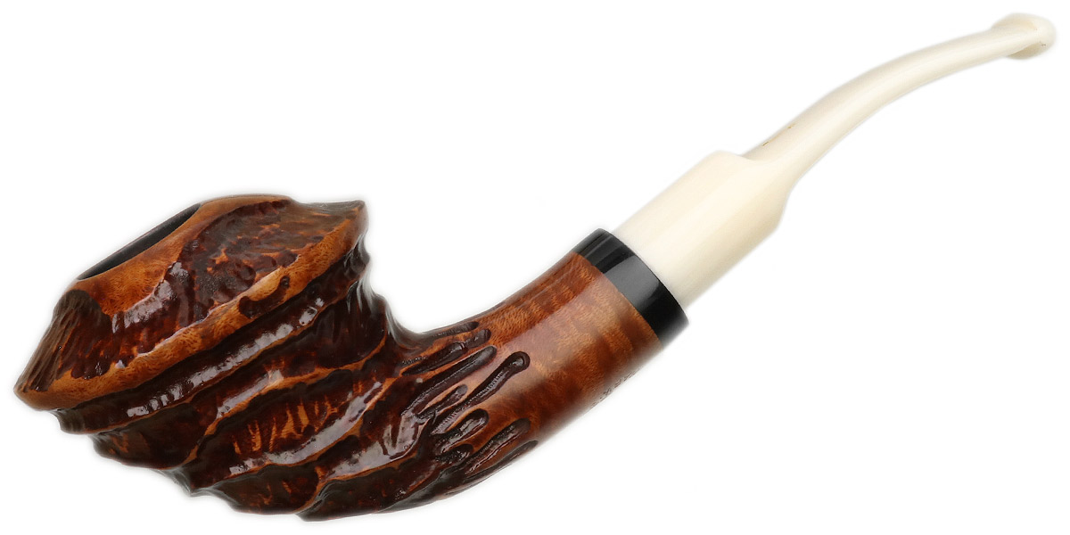 Nording Royal Flush Carved Bent Dublin (Queen)