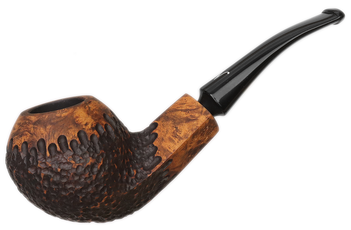 Nording Erik The Red Brown Matte Partially Rusticated Bent Bulldog