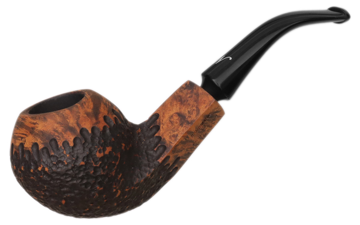 Nording Erik The Red Brown Matte Partially Rusticated Bent Bulldog