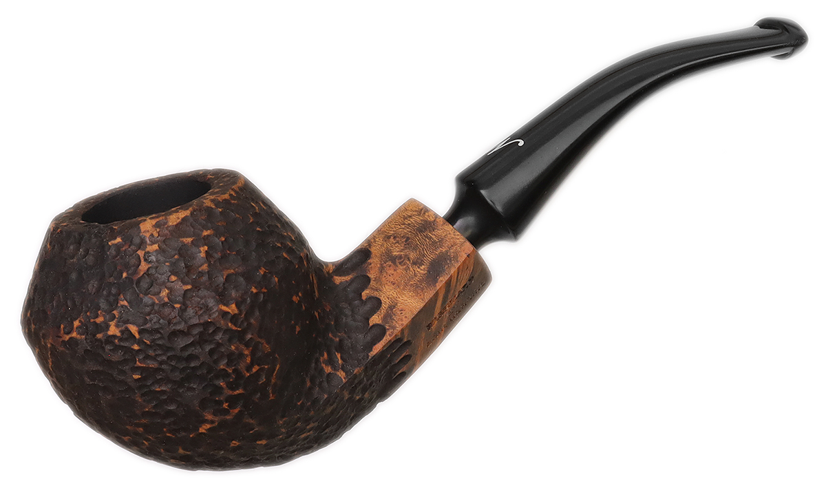 Nording Erik The Red Brown Matte Partially Rusticated Bent Bulldog
