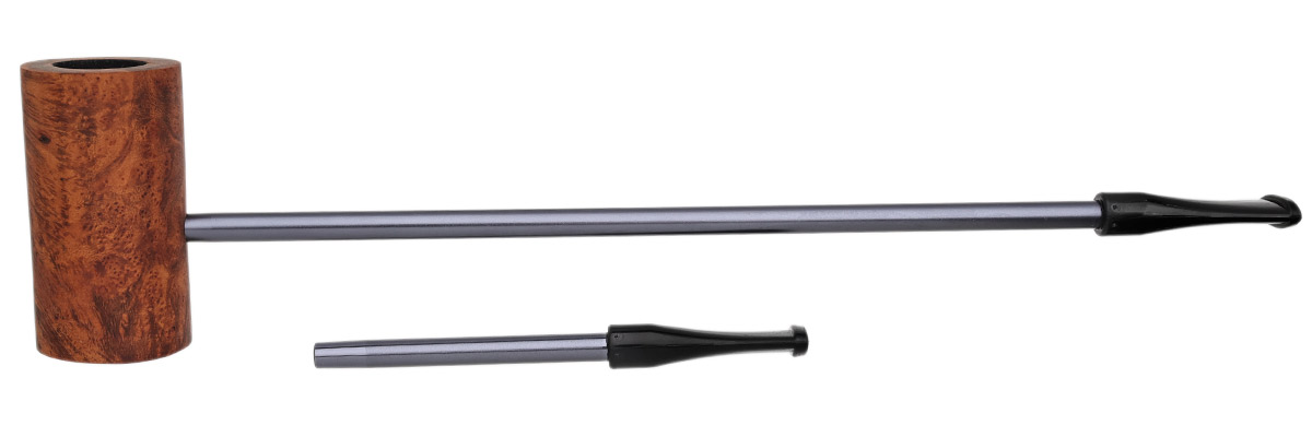 Nording Compass Brown Grain Smooth Matte MacArthur (with Extra Stem)