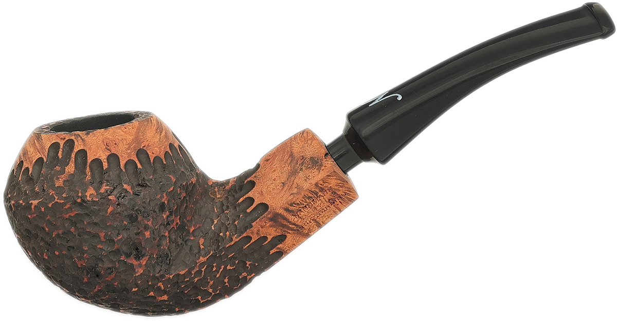 Nording Erik The Red Brown Matte Partially Rusticated Bent Bulldog