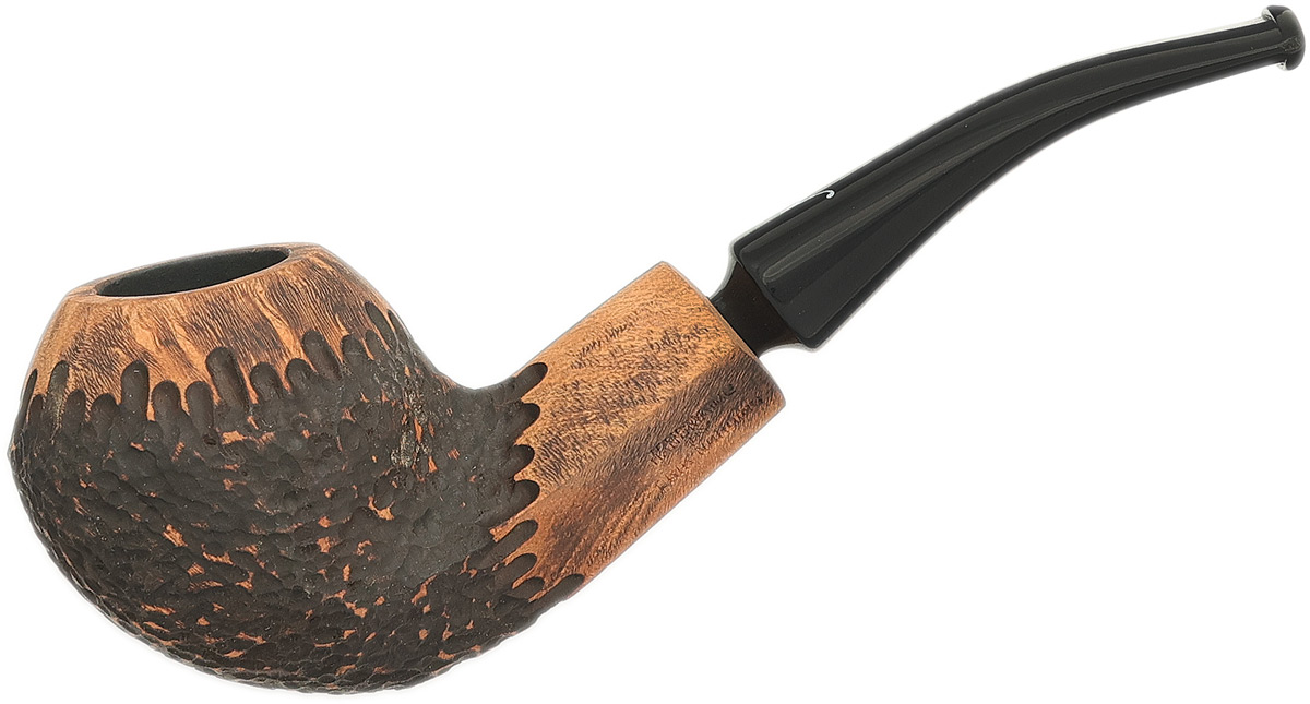 Nording Erik The Red Brown Matte Partially Rusticated Bent Bulldog