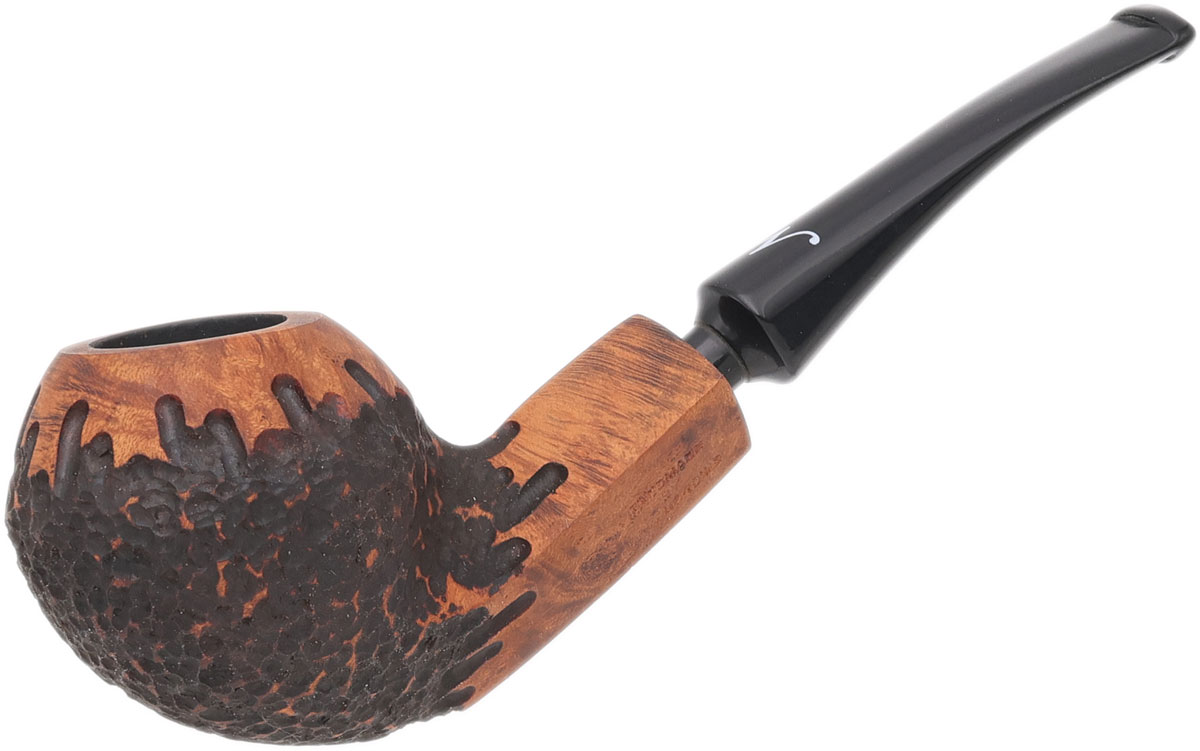 Nording Erik The Red Brown Matte Partially Rusticated Bent Bulldog