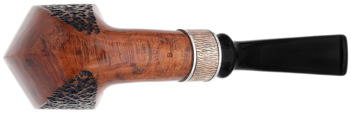 tobacco spinner Spinner Partially Rusticated Paneled Bent Dublin (B) Tobacco Pipe tobacco spinner Spinner Partially Rusticated Paneled Bent Dublin (B) Tobacco Pipe