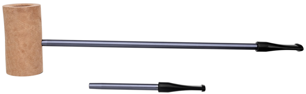 Compass Raw Smooth MacArthur (with Extra Stem) Tobacco Pipe