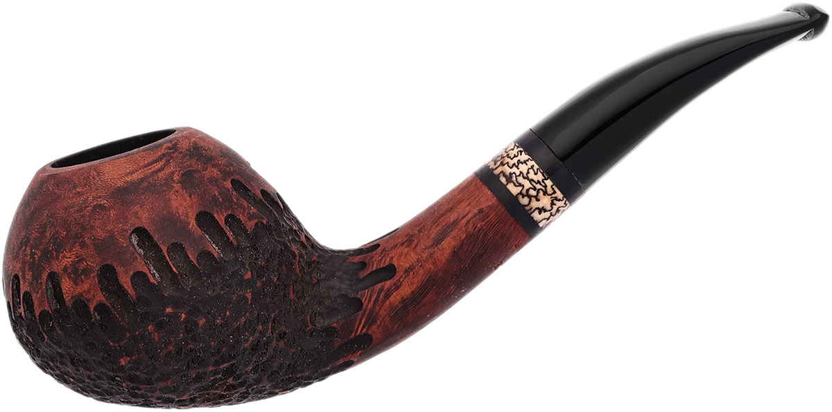 Nording Partially Rusticated Bent Apple Nosewarmer (2-1)