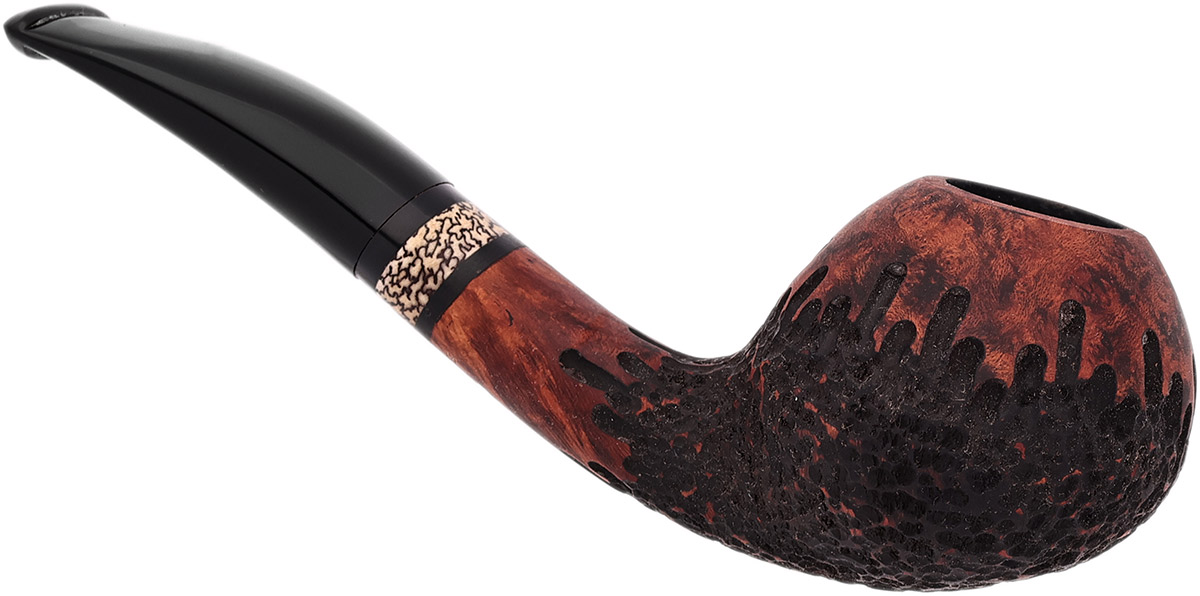 Nording Partially Rusticated Bent Apple Nosewarmer (2-1)