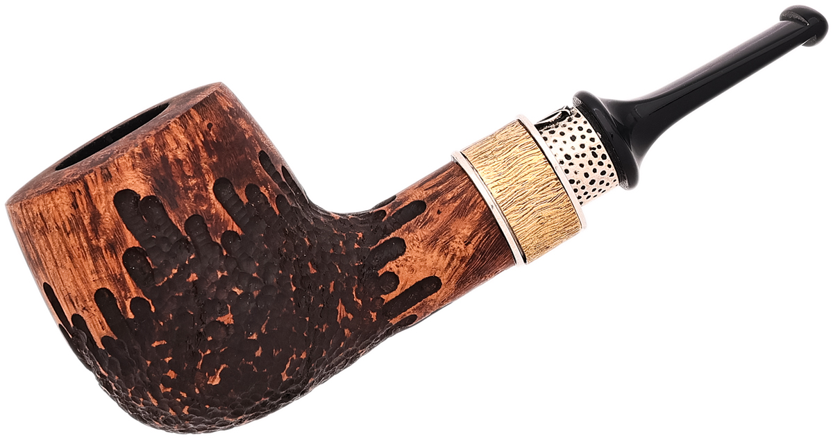 fancy tobacco pipes Double Silver Pot (3) Tobacco Pipe