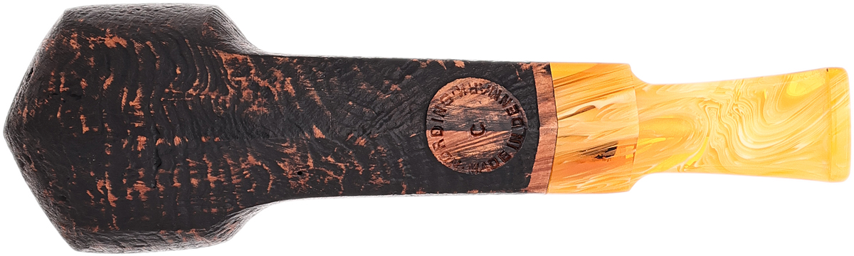 Nording Classic Sandblasted Paneled Bent Brandy (C)