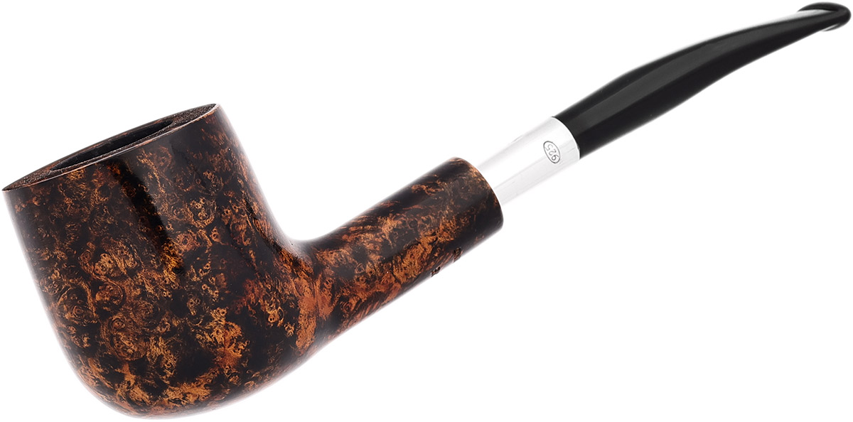 Nording Smooth Silver Spigot Bent Billiard (A)