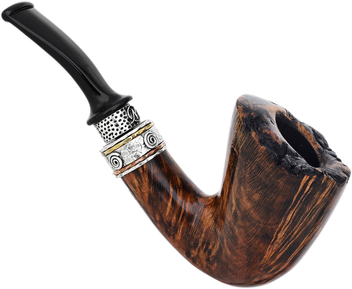 Nording Double Silver Bent Billiard (2)