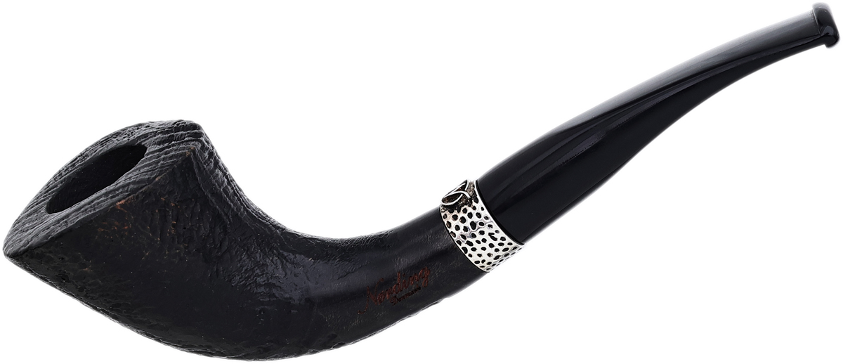 Silver Classic Sandblasted Zulu Tobacco Pipe
