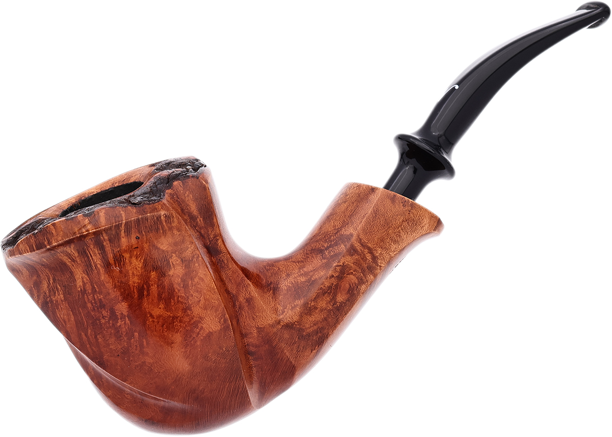 Rye Smooth Freehand (2) Tobacco Pipe