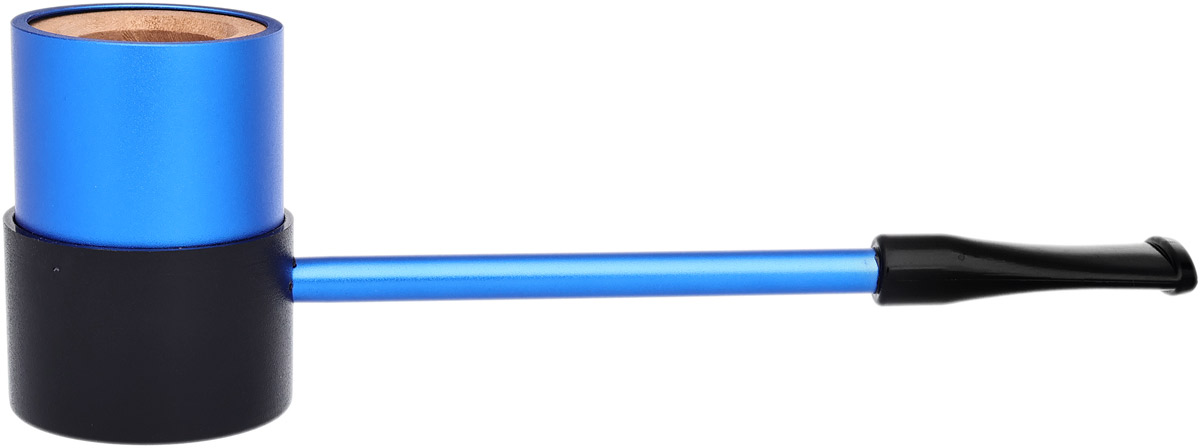 Compass Metal Matte Blue Tobacco Pipe